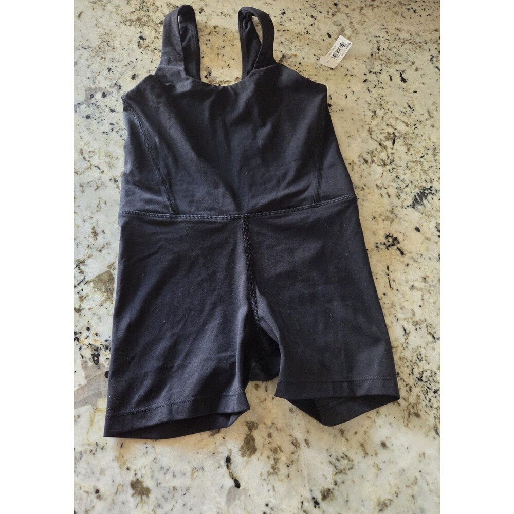 Amazon Essentials Girls black athletic jumpsuit